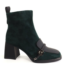 Epica Ghete dama piele naturala 3V1216 S605 G5 C2 I verde velur ID5832-VRDV