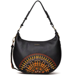 Desigual Geanta dama negru flower MD1502