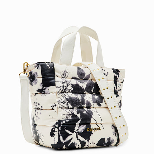 Desigual Geanta dama alb floral 23WAXP87 MD3143