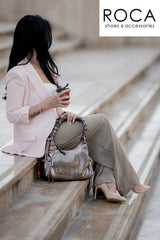 Desigual Geanta dama dark silver 25WAXPAS MD4294