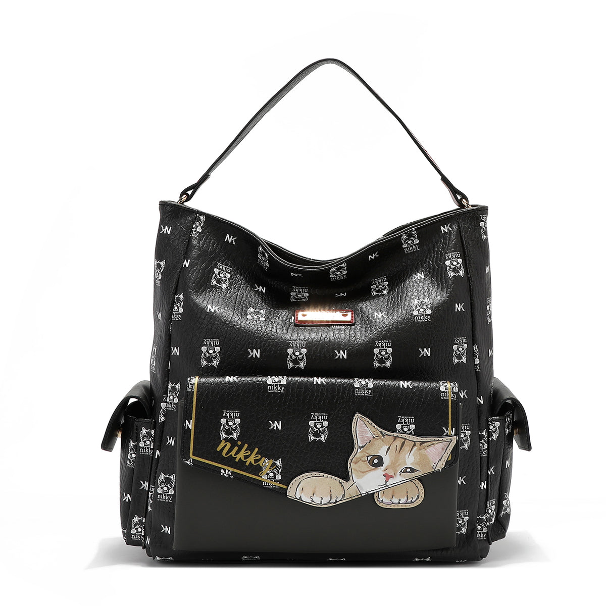 Nikky Geanta dama NIKKY FINDSMEOW BLACK NK12821 MD4415