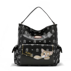 Nikky Geanta dama NIKKY FINDSMEOW BLACK NK12821 MD4415