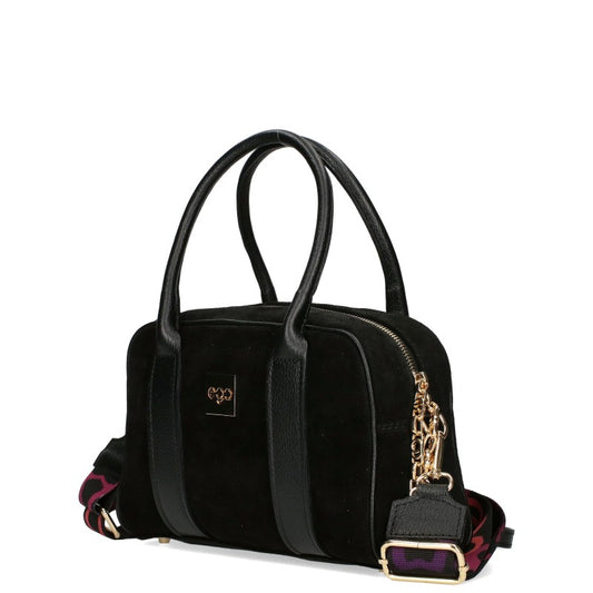 EGO Geanta dama piele velur naturala negru ES0287IN 330025JZ MD4420