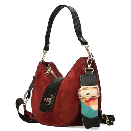 EGO Geanta dama piele intoarsa naturala rosu ES0277IS 010025JZ MD4424