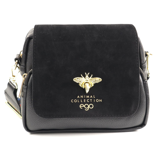 EGO Geanta dama piele eco negru velur EMG343RA 030025JZ MD4428