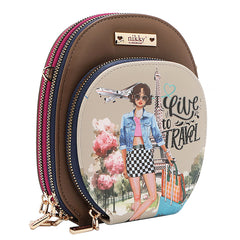 Nikky Minibanduliere dama NK24001 I LIVE TO TRAVEL MD4456