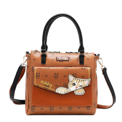 Nikky Geanta dama NK12818 NIKKY FINDSMEOW BROWN MD4459
