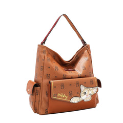 Nikky Geanta dama NIKKY FINDSMEOW BROWN NK12821 MD4464