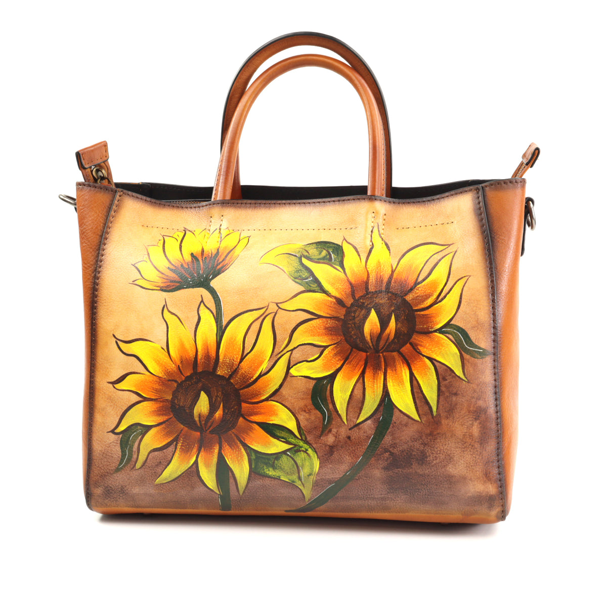 Sifino Geanta dama maro floral F8372 MD4717