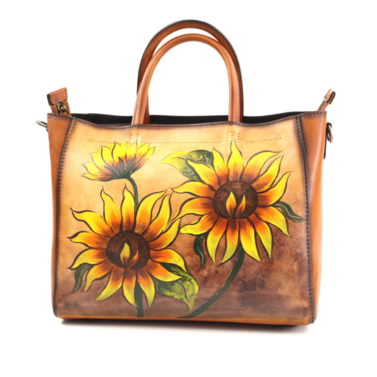 Sifino Geanta dama maro floral F8372 MD4717