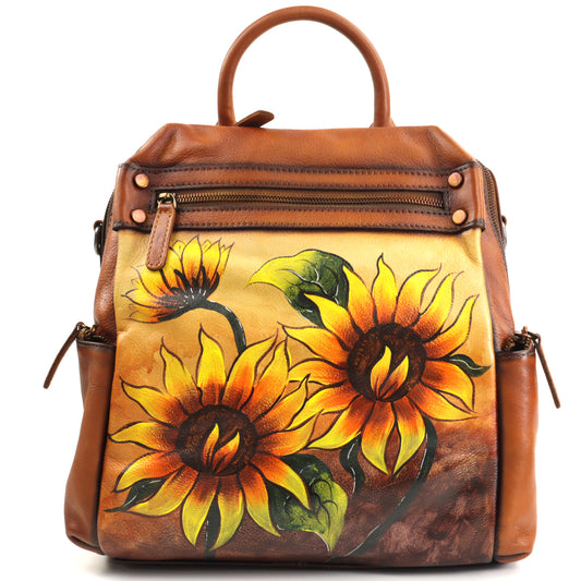 Sifino Rucsac dama maro floarea soarelui F8434 MD4725