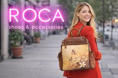 Sifino Geanta dama maro floral F8434 MD4726