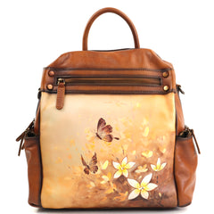 Sifino Geanta dama maro floral F8434 MD4726