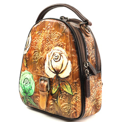 Sifino Rucasac dama maro floral F8458 MD4730