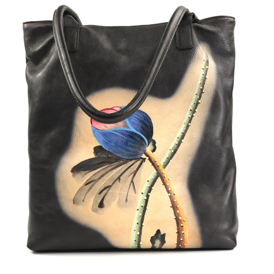 Sifino Geanta dama negru floral F8466 MD4731