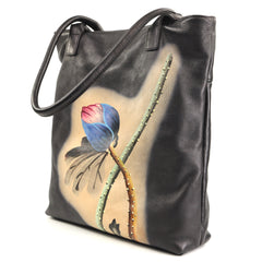 Sifino Geanta dama negru floral F8466 MD4731