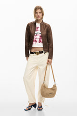 Desigual Geanta dama bej 26SAXO01 MD4744