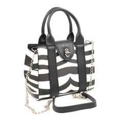 Epica Geanta Dama Alb Negru 1NYZ80020A 47 S MD4748