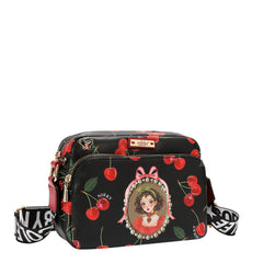 Nikky Banduliera dama CHERRY LIPS BLACK NK13118 MD4789