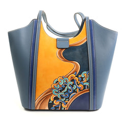 Feeling Geanta dama albastru multicolor FEEL1 MD5048
