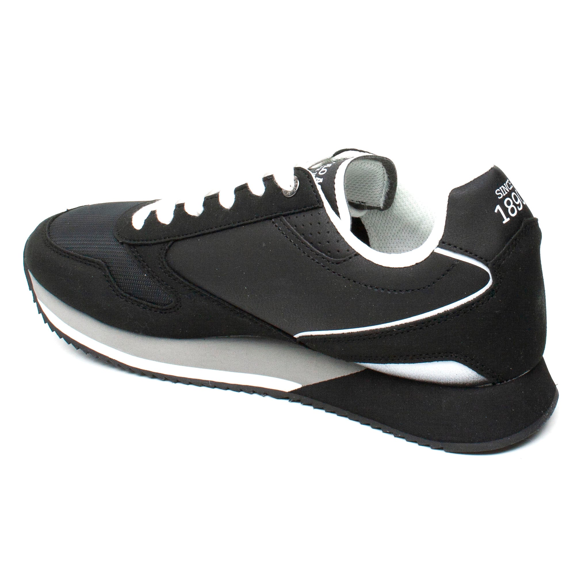 Polo pantofi sport barbati nobil negru IB2107-NG
