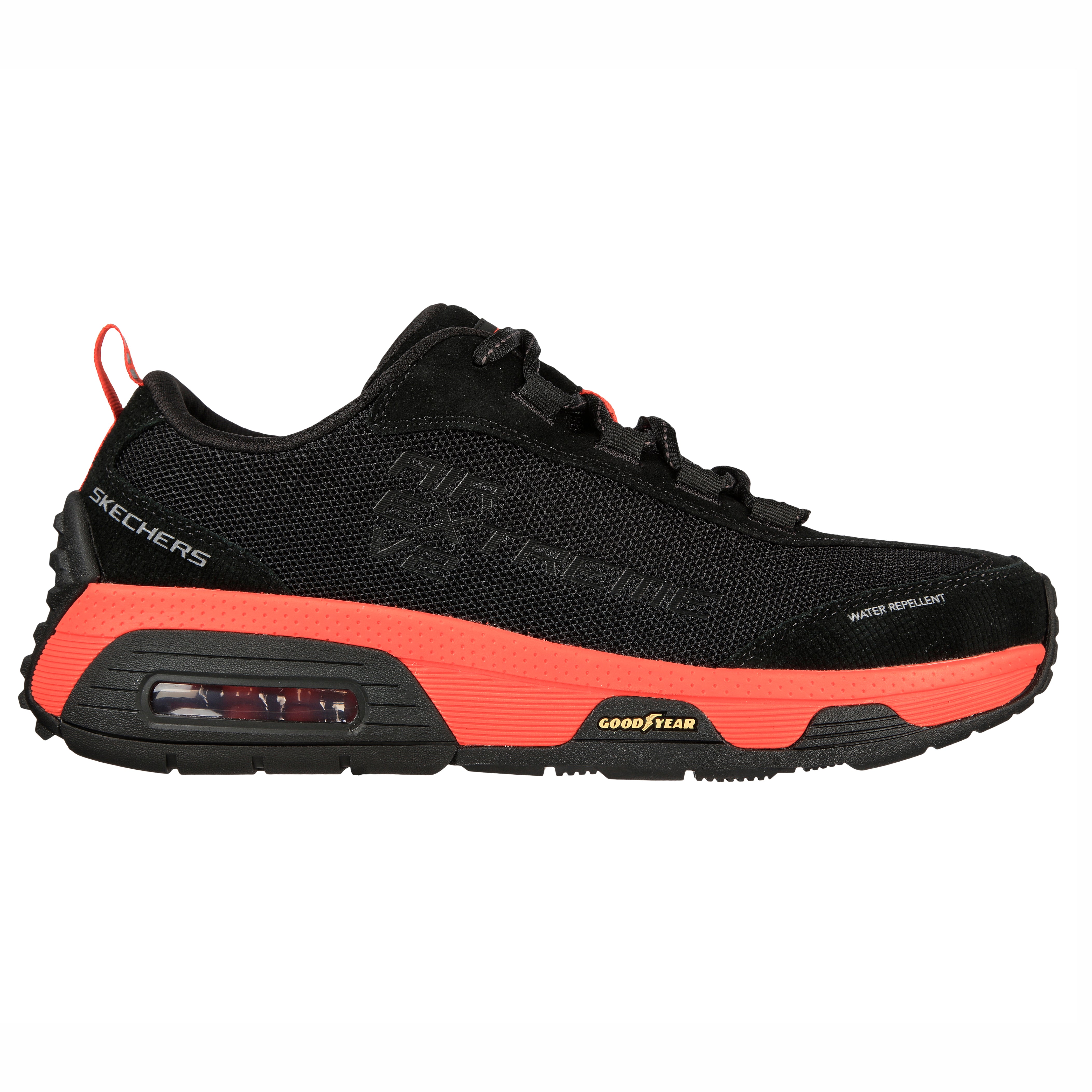 Skechers Pantofi barbati sport 232256 BLACK/RED IB2203-BKRD