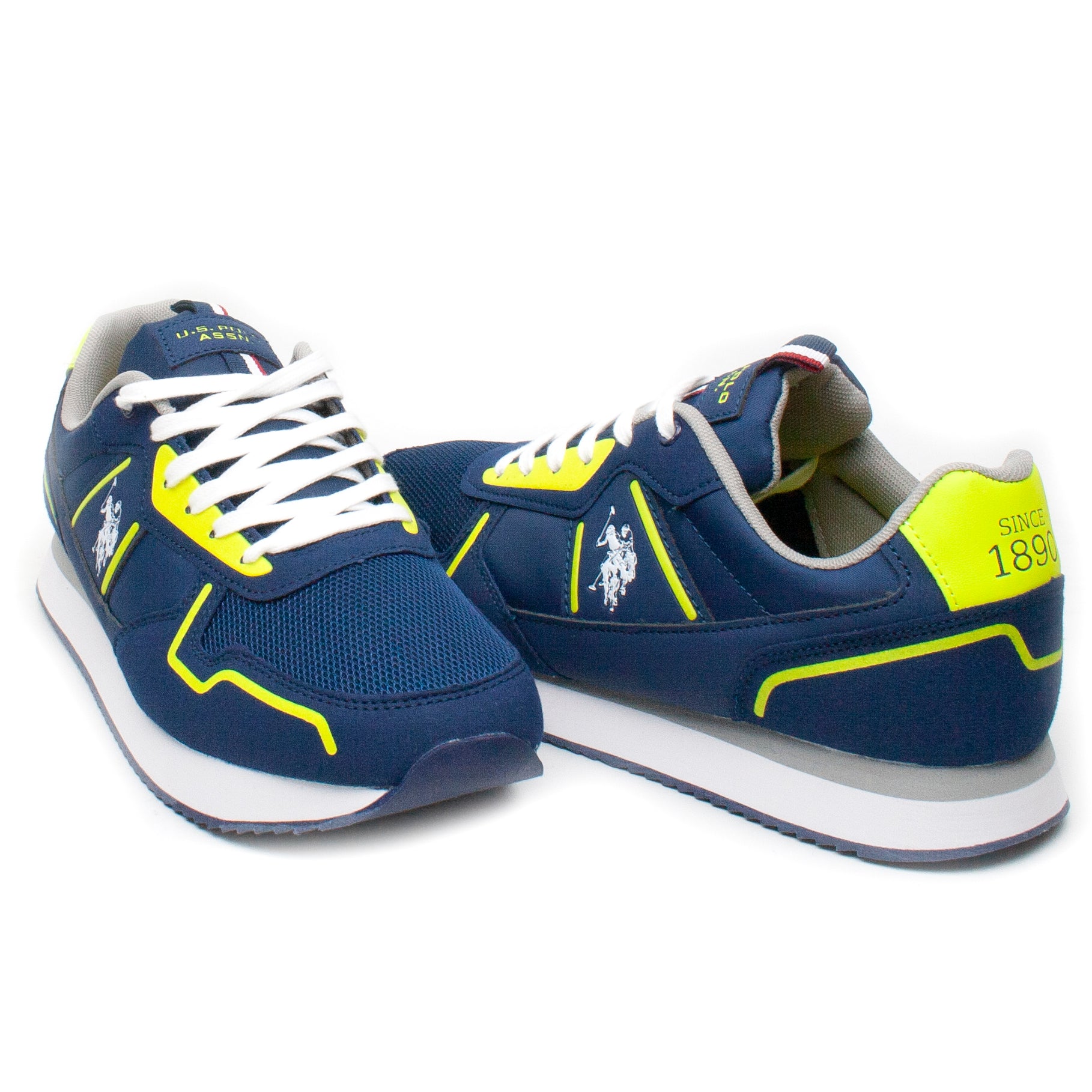 Polo Pantofi barbati sport NOBIL004M/2HT1 bleumarin+lime IB2259-BLM+LIME