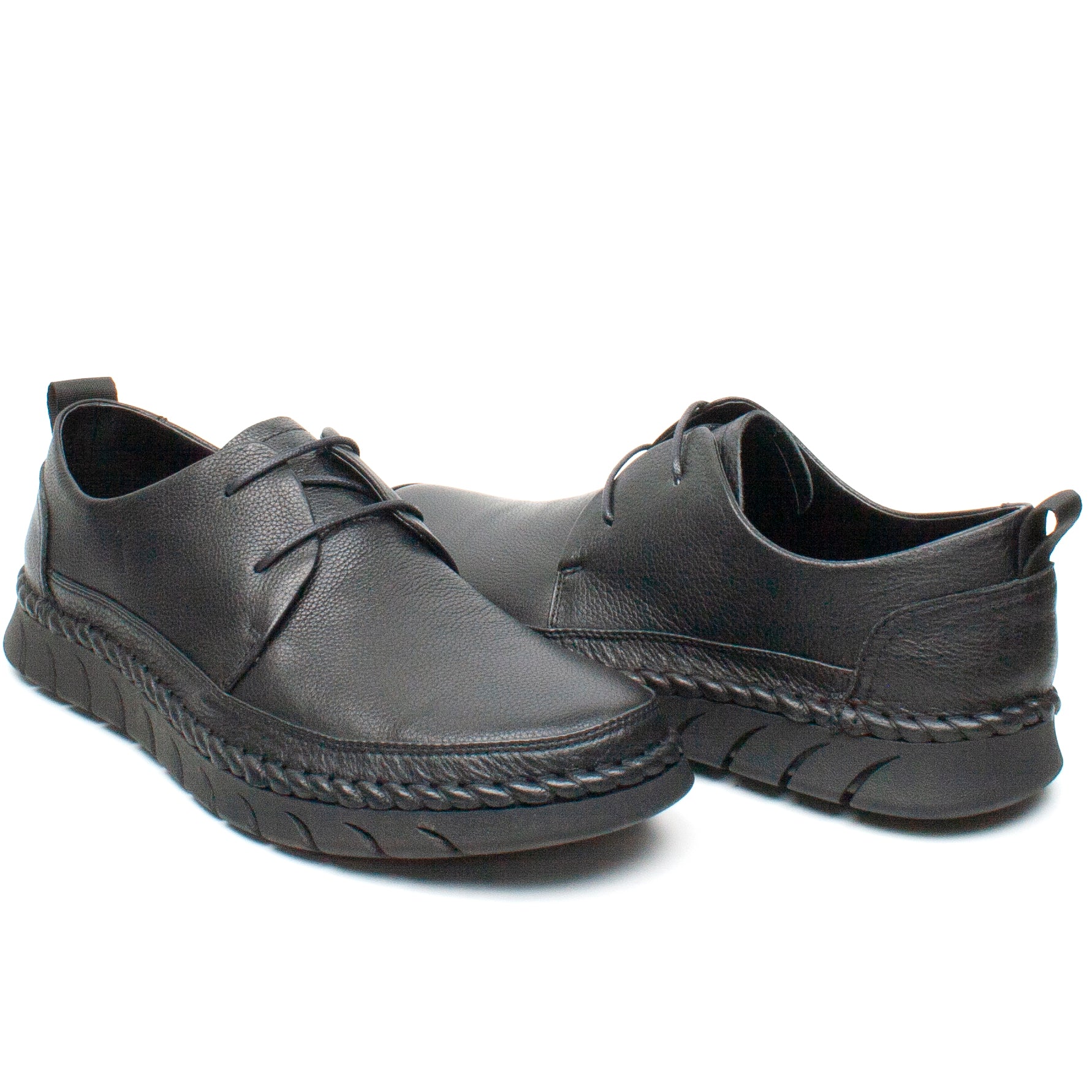 Mels Pantofi barbati HT8216 negru IB2284-NG