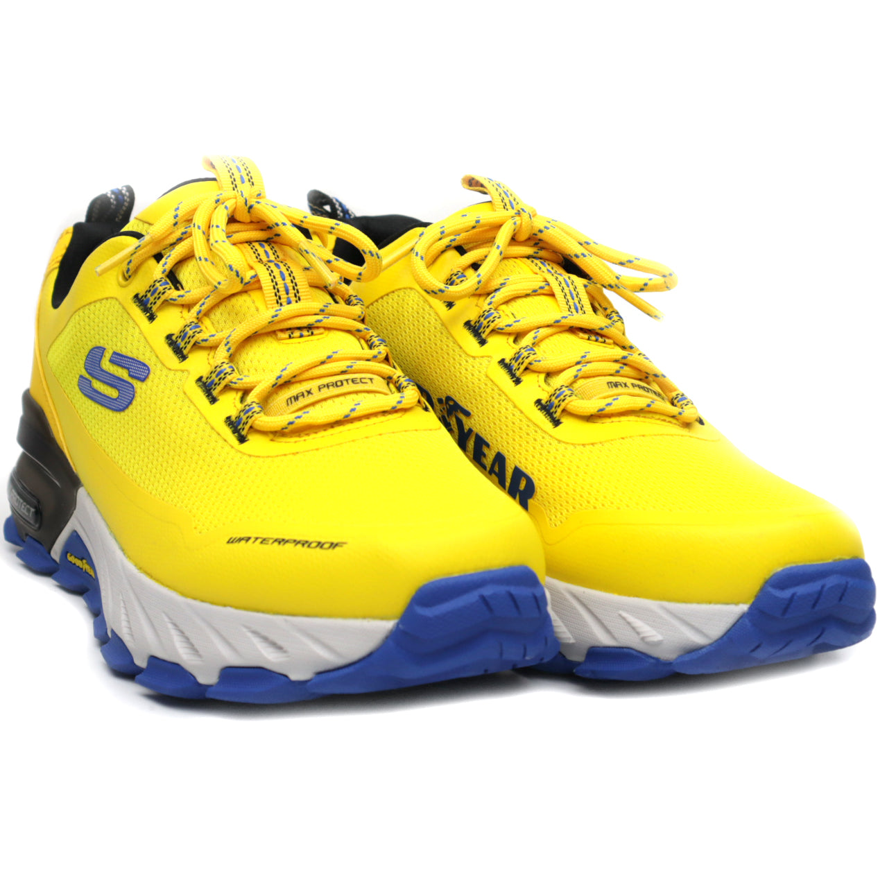 Skechers Pantofi barbati waterproof 237304 Max Protect Fast Track galben IB2304-GLB