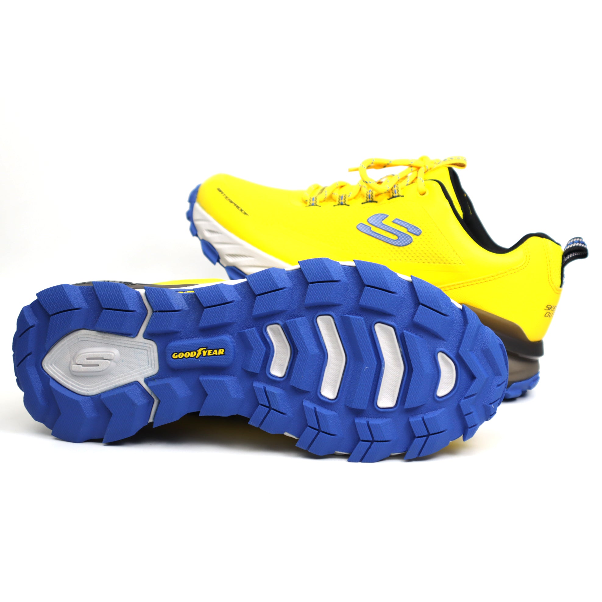 Skechers Pantofi barbati waterproof 237304 Max Protect Fast Track galben IB2304-GLB