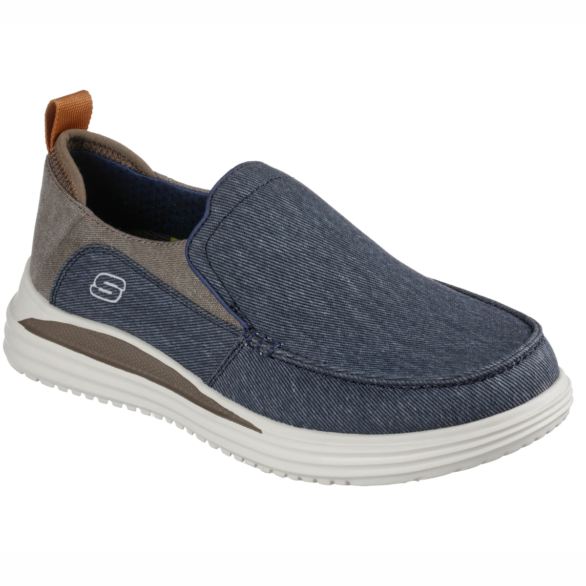 Skechers Pantofi barbati sport PROVEN EVERS 204472 NAVY/BROWN IB2404-NVBR