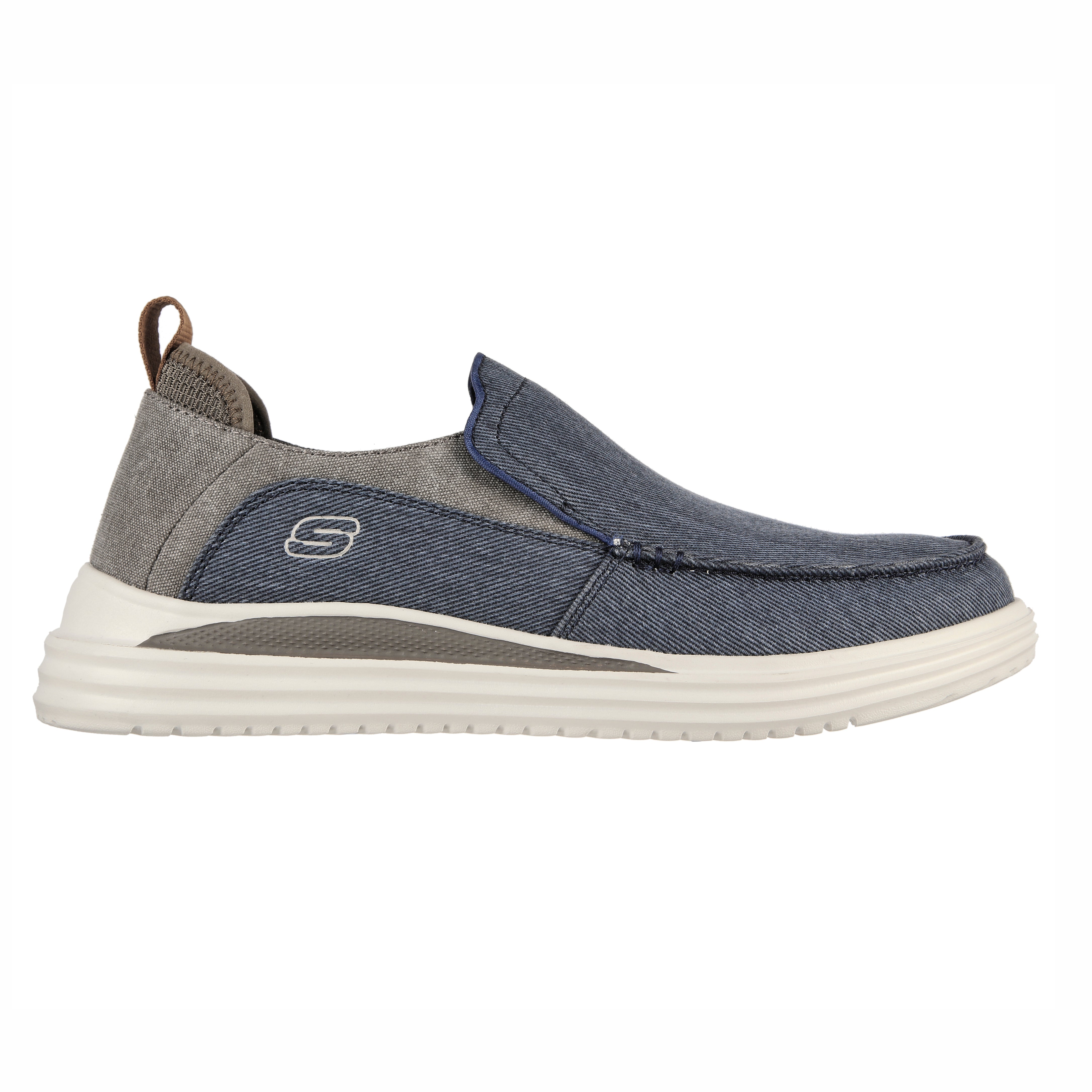 Skechers Pantofi barbati sport PROVEN EVERS 204472 NAVY/BROWN IB2404-NVBR