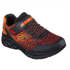 Skechers Pantofi copii baieti sport MICROSPEC II 403920L BLACK/RED ICB0054-BKRD