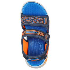 Skechers Sandale copii baieti THERMO SPLASH HEAT FLO 400109L NAVY/ORANGE ICB0056-NVOR