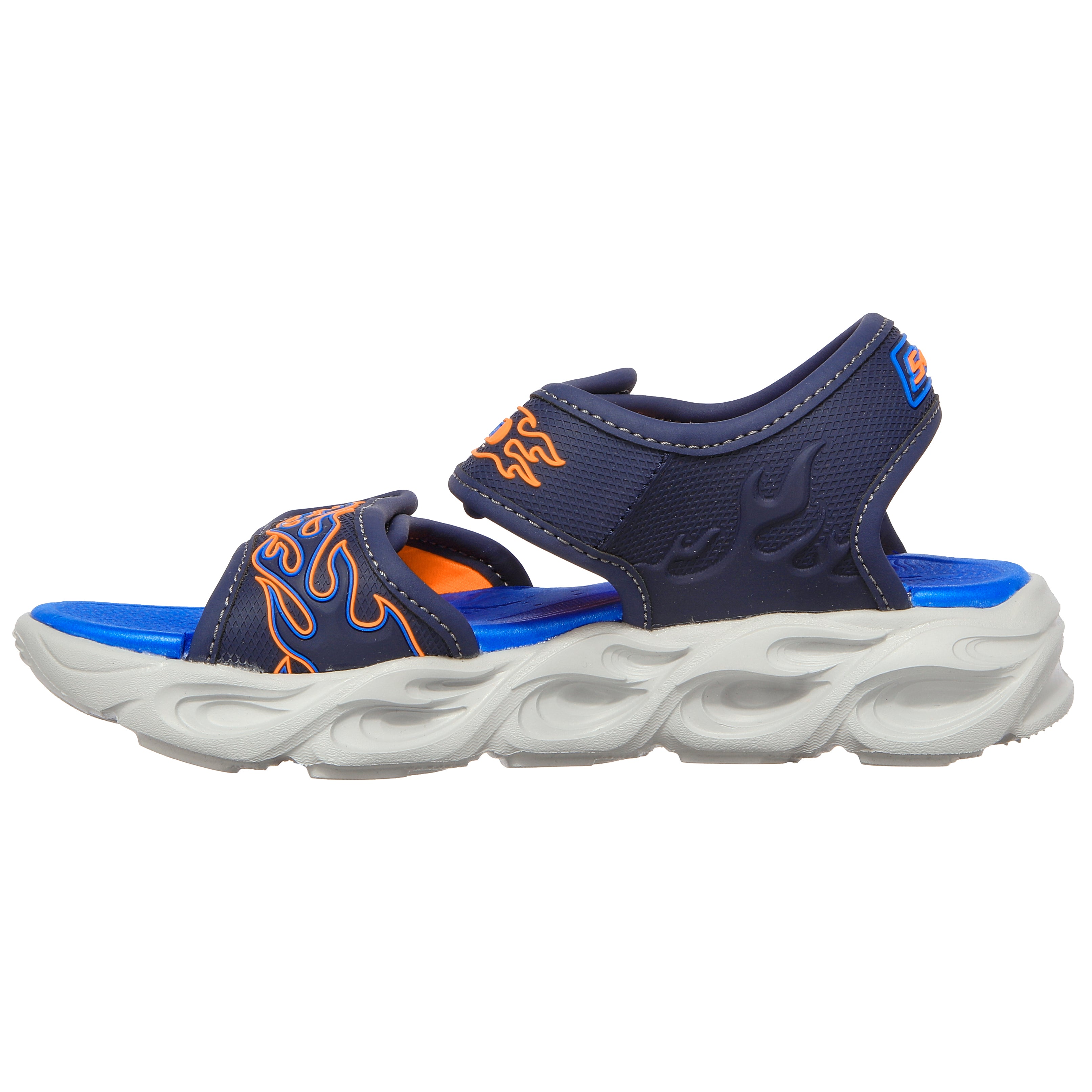 Skechers Sandale copii baieti THERMO SPLASH HEAT FLO 400109L NAVY/ORANGE ICB0056-NVOR