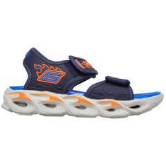 Skechers Sandale copii baieti THERMO SPLASH HEAT FLO 400109L NAVY/ORANGE ICB0056-NVOR