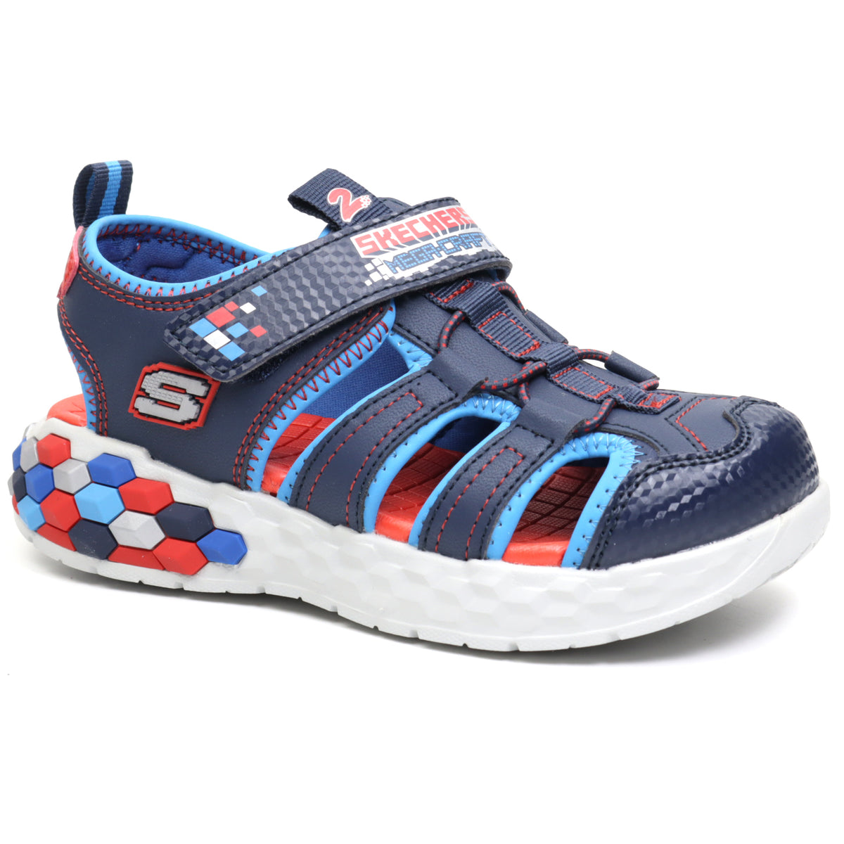 Skechers Sandale copii baieti MEGA SPLASH 2.0 402213L NAVY/RED ICB0057-NVRD