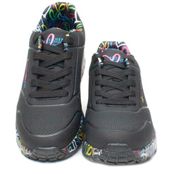 Skechers Pantofi copii fete sport negru ICF0041-NG