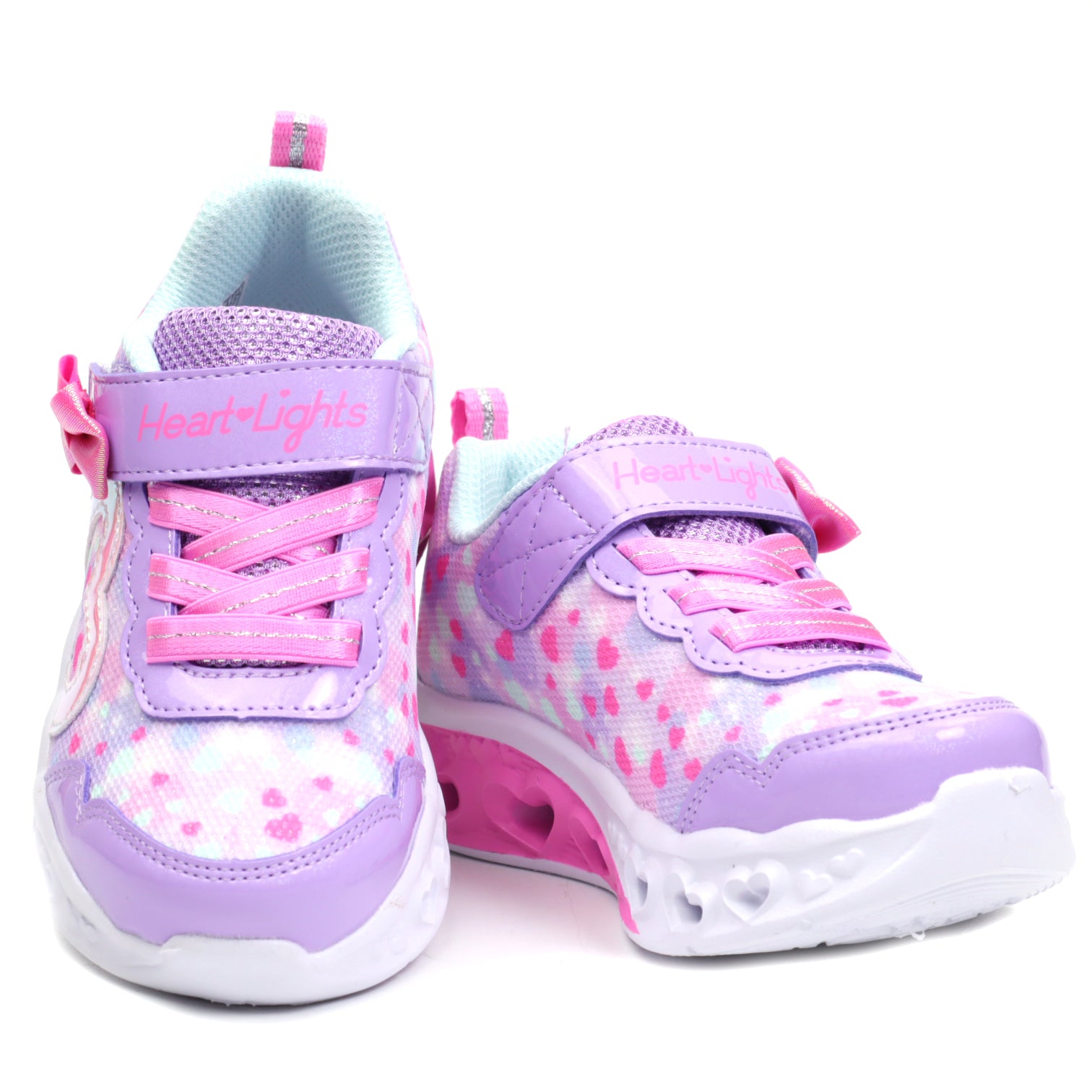 Skechers Pantofi copii sport fete FLUTTER HEART LIGHTS 302691N LVHP ICF0076-LVHP