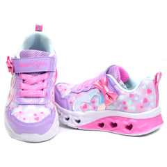 Skechers Pantofi copii sport fete FLUTTER HEART LIGHTS 302691N LVHP ICF0076-LVHP