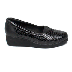 Caspian Pantofi dama 101 negru lac ID0608-NGL