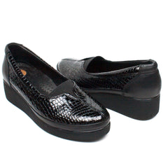 Caspian Pantofi dama 101 negru lac ID0608-NGL