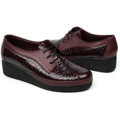 Caspian Pantofi dama bordo lac ID0828-BRDL