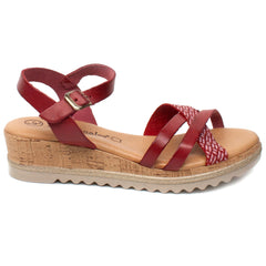 Lola Canales sandale dama 97704 rosu ID1566-RS