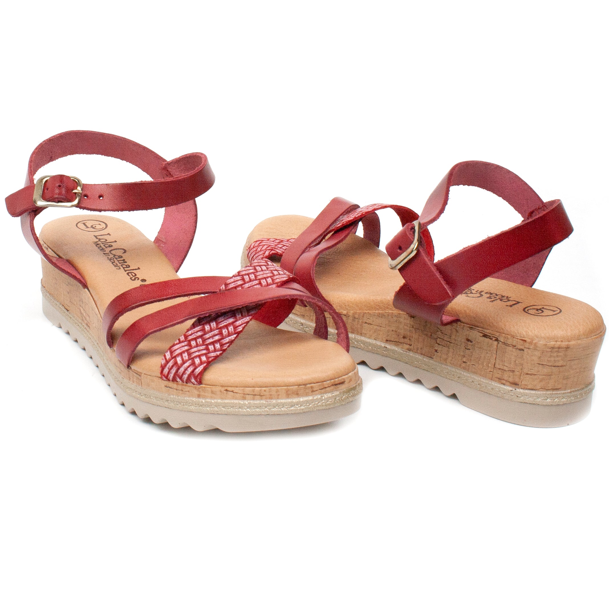 Lola Canales sandale dama 97704 rosu ID1566-RS