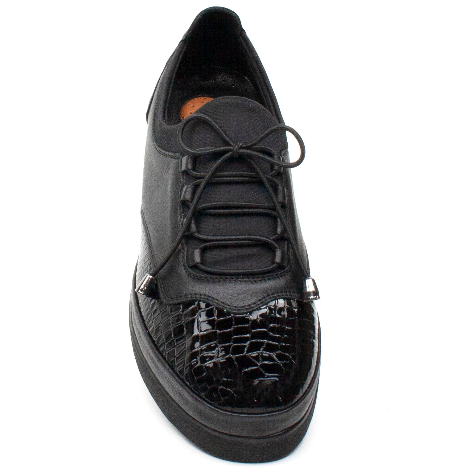Caspian Pantofi dama 84 negru lac ID1628-NGL