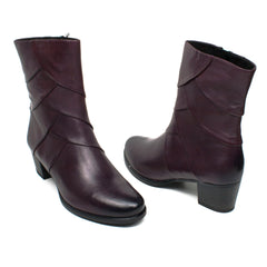 Caprice ghete dama bordo ID1750-BRD
