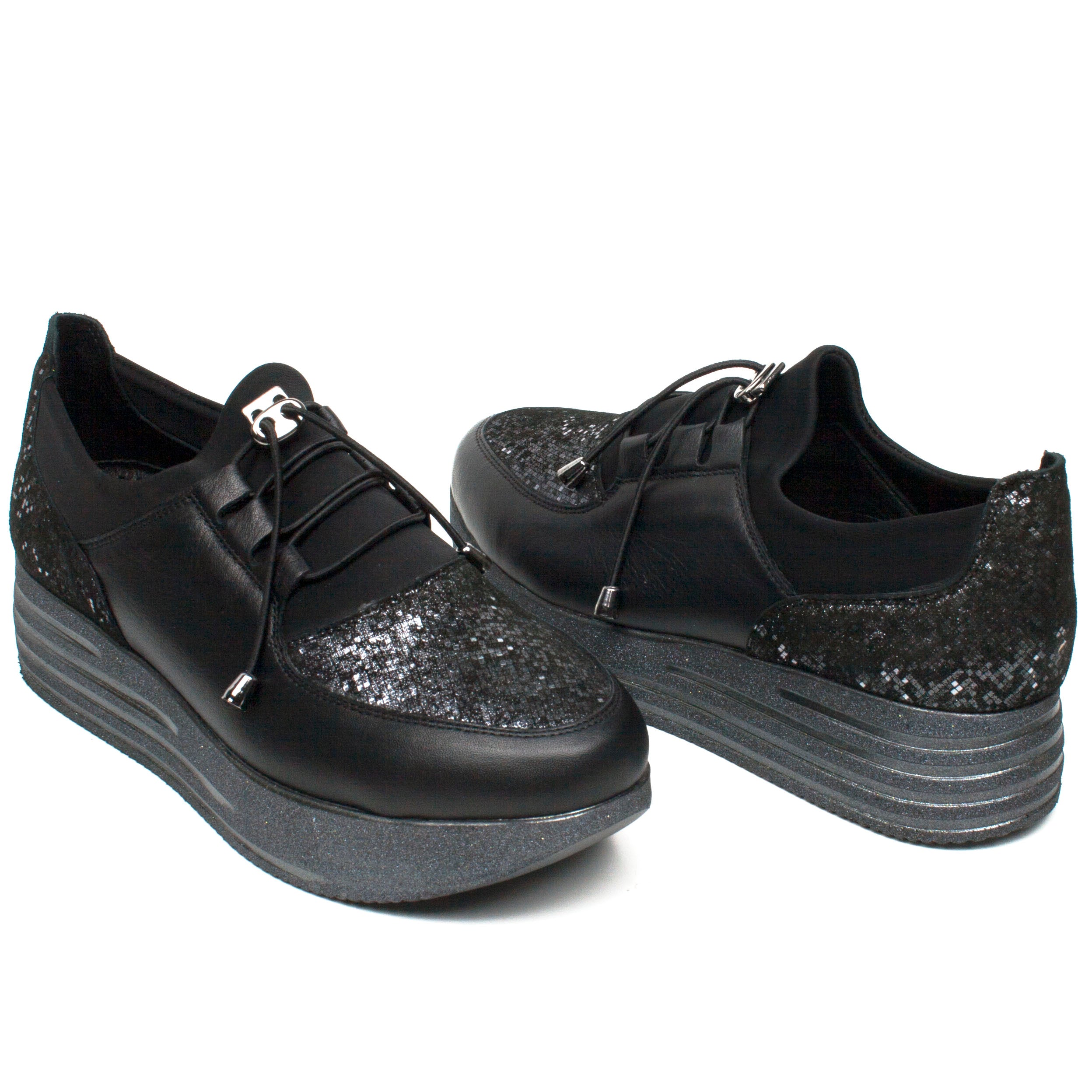 Caspian Pantofi dama negru ID1809-NG