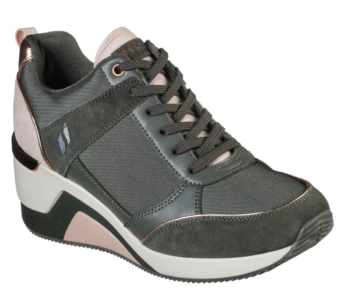 Skechers pantofi dama sport 74390 kaki ID1918-KAKI