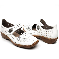 Rieker pantofi dama alb ID2000-ALB